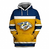 Predators Gold All Stitched Hooded Sweatshirt,baseball caps,new era cap wholesale,wholesale hats